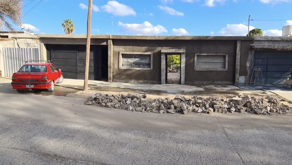 Frente y fachada — obra completa — antes de la obra